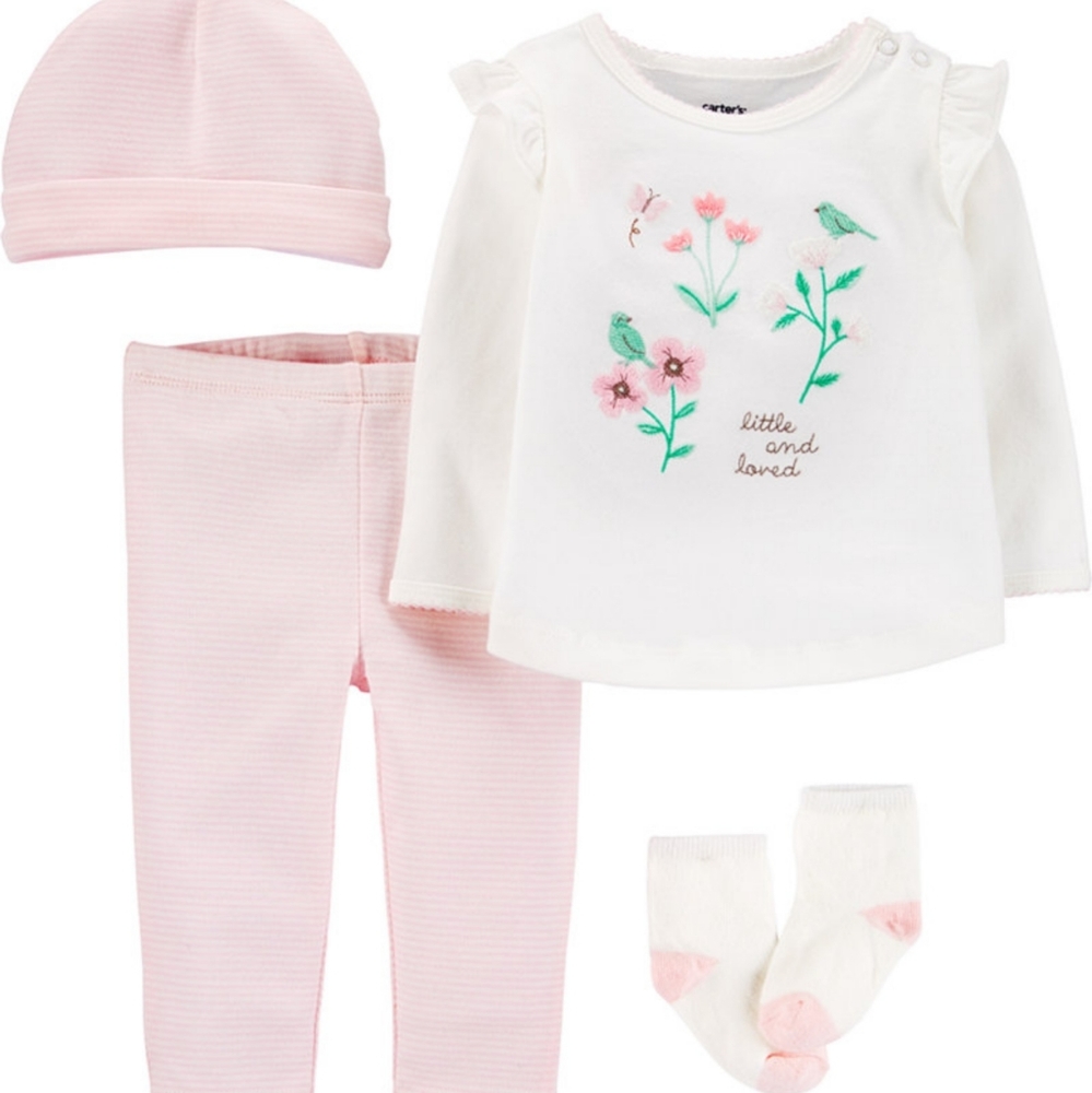 Carter's Baby Girl 4 PC Set
